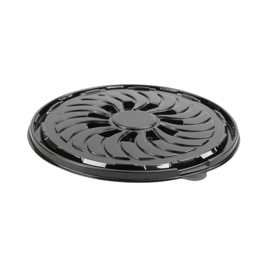 Műanyag fekete tortatartó alj O21cm (PET) 100db/cs 400db/krt