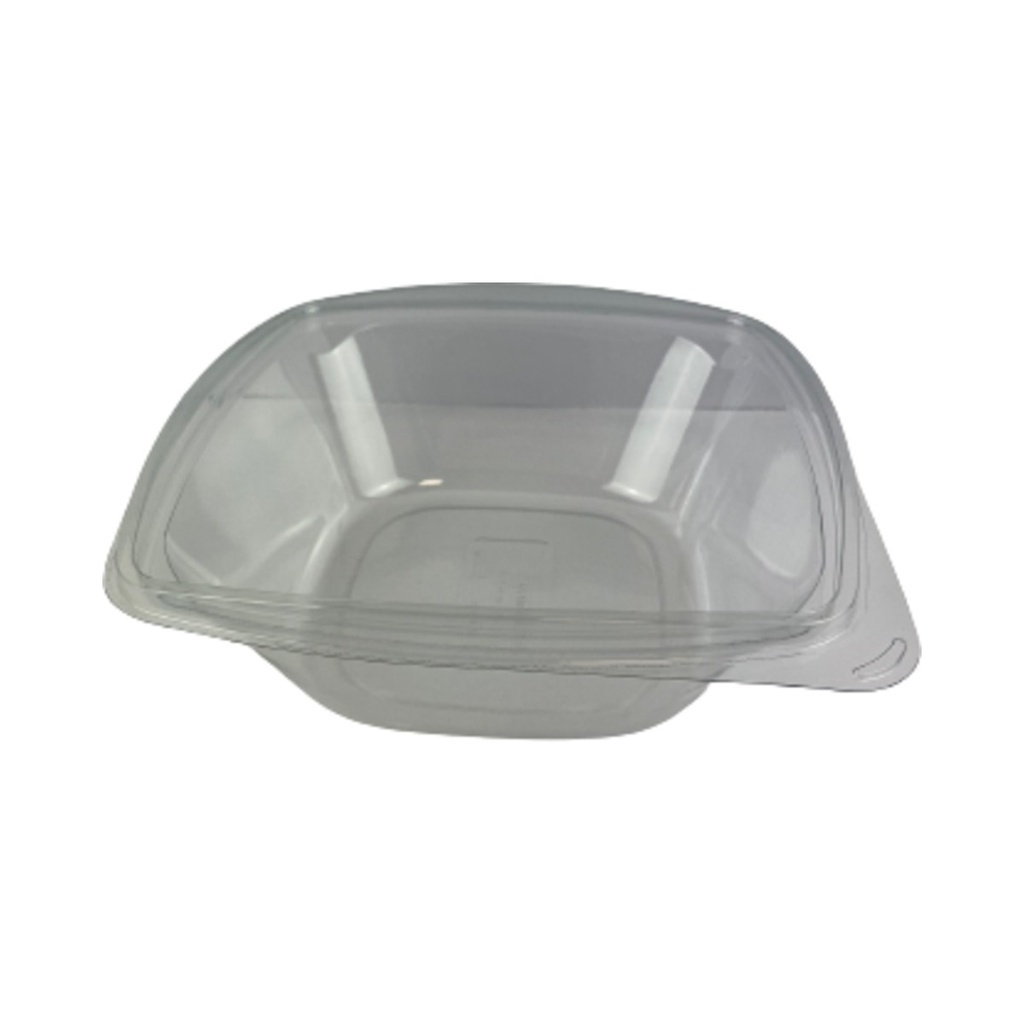 Műanyag szögletes salátás tál 1000ml PET 50db/cs 300db/krt