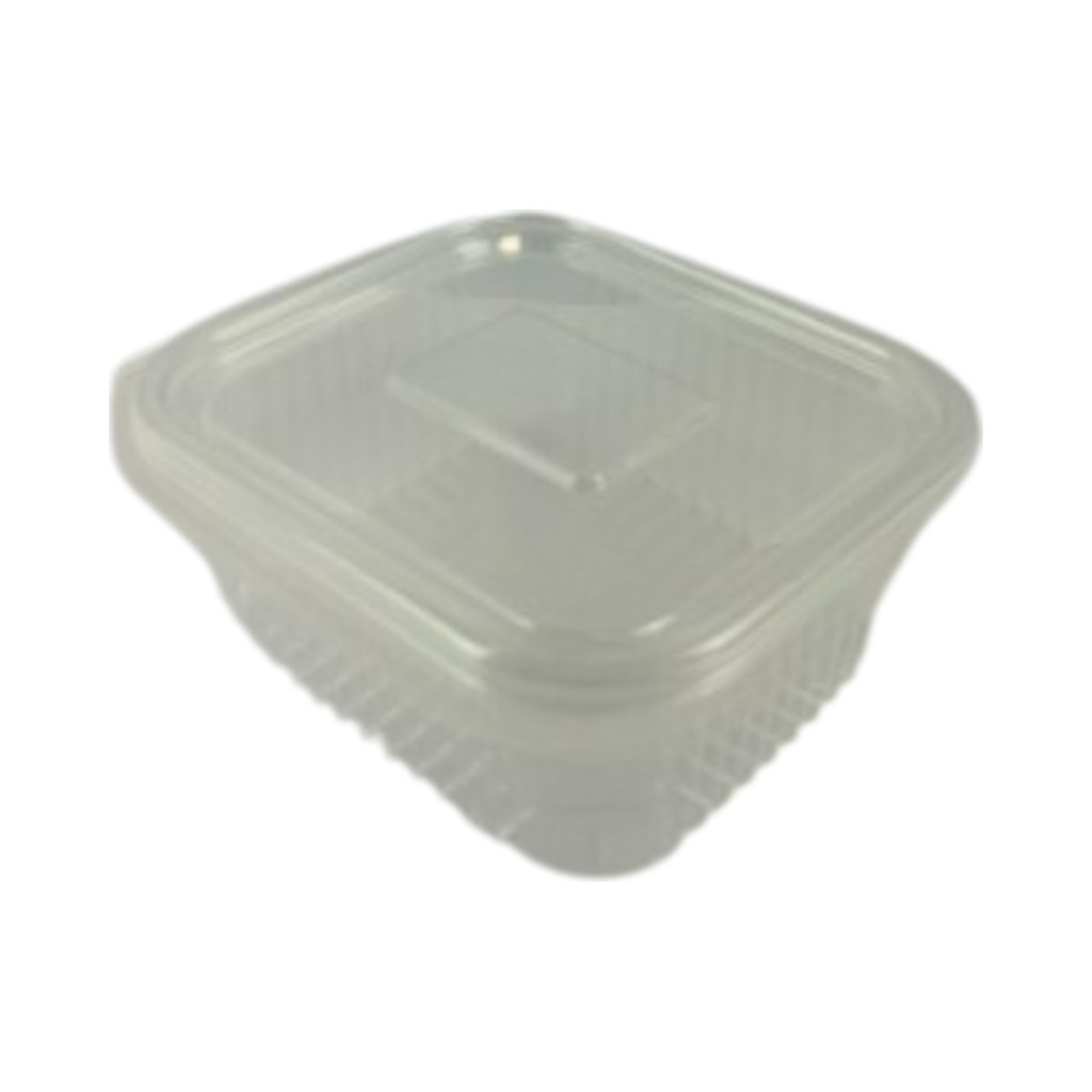 Műanyag összecsukható doboz 250ml (PP) 104,5x122,5x43mm 100db/cs 1000db/krt