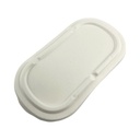 Ovális cukornádtető elviteles aljakhoz 24,5x14x1cm 50db/cs 300db/krt