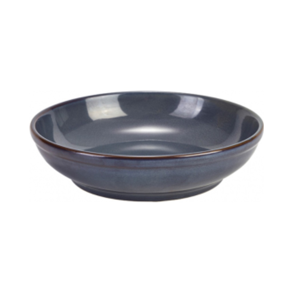 [CB-BL27] Terra kőporcelán mélytányér kerek rusztikus kék 27.5cm 2100ml