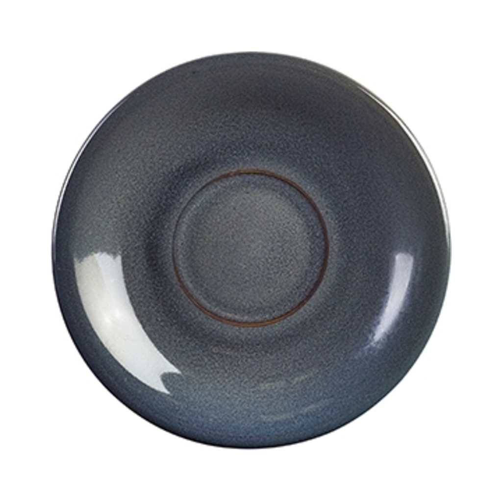 Terra porcelán csészealj rusztikus kék 15cm