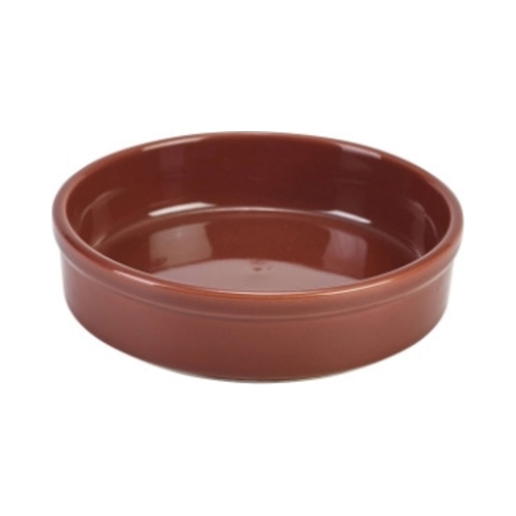 [305613TR] Terra porcelán kerek tálka barna 13x3,5cm