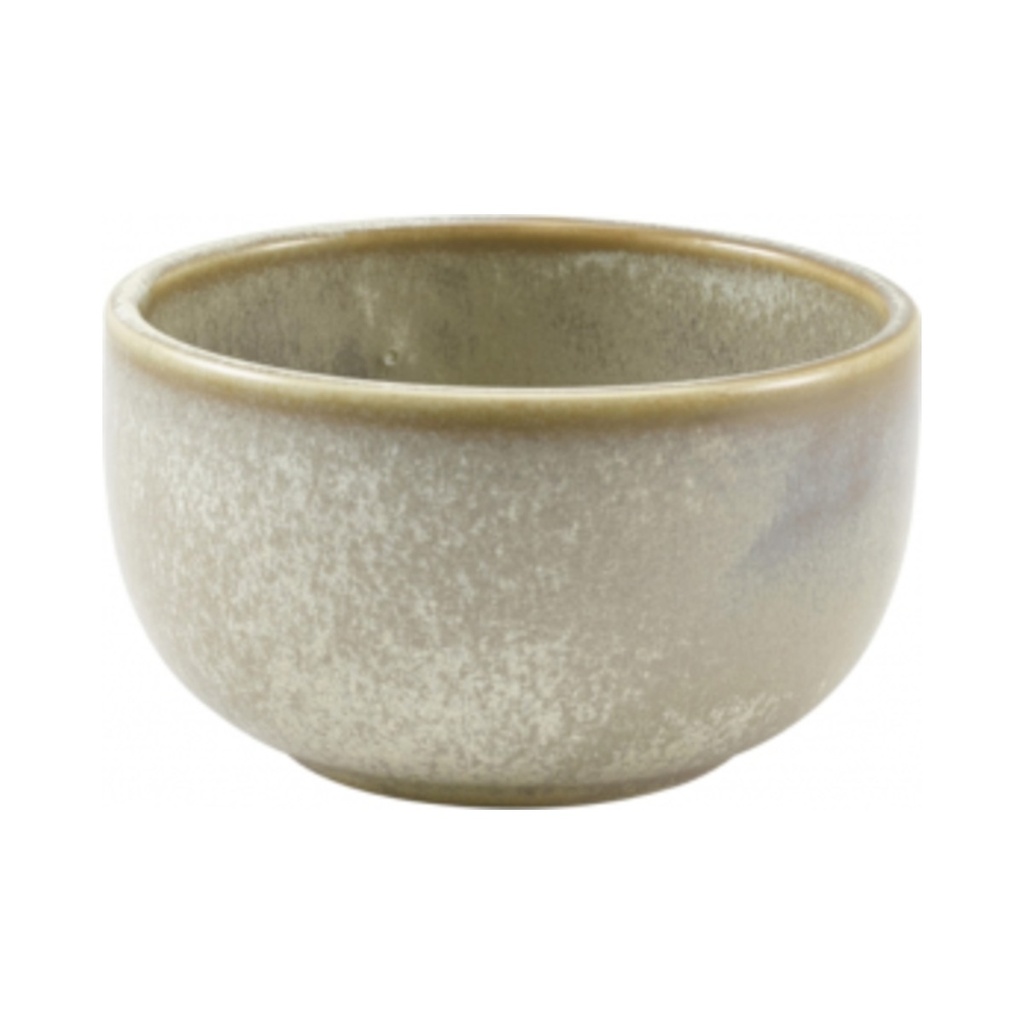 Terra porcelán matt szürke kerek tálka 12,5x7cm 500ml