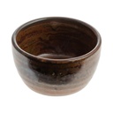 Terra porcelán szószos tálka rusztikus rézbarna 6,7x3,6cm (70ml)