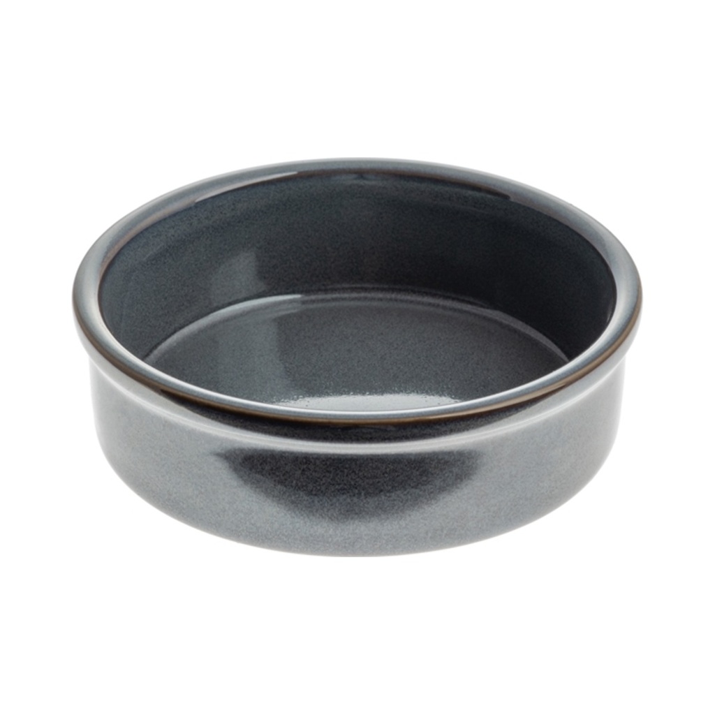 Terra porcelán tapaszos tálka rusztikus kék 13x3.5cm 290ml 12db/krt