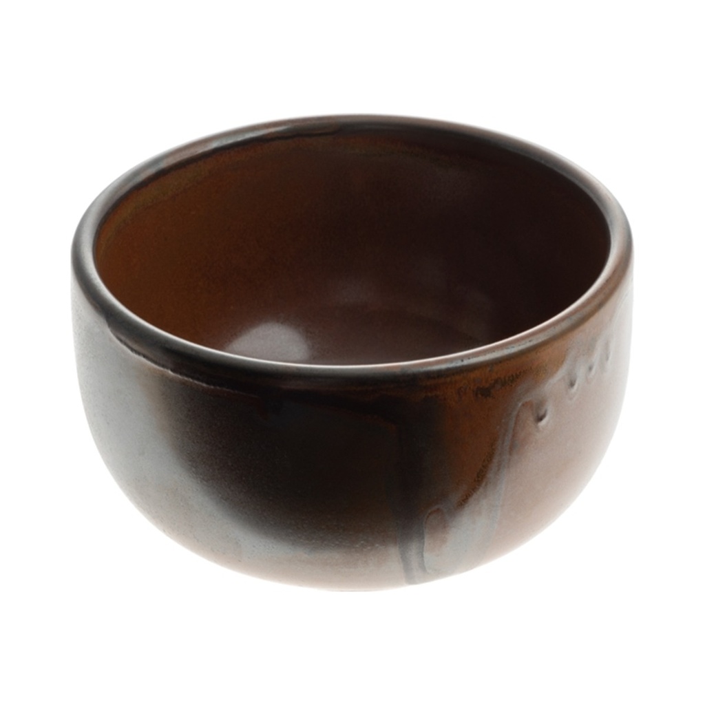 [BW-PRC12] Terra porcelán tálka rusztikus rézbarna 12,5x6,5cm (500ml)