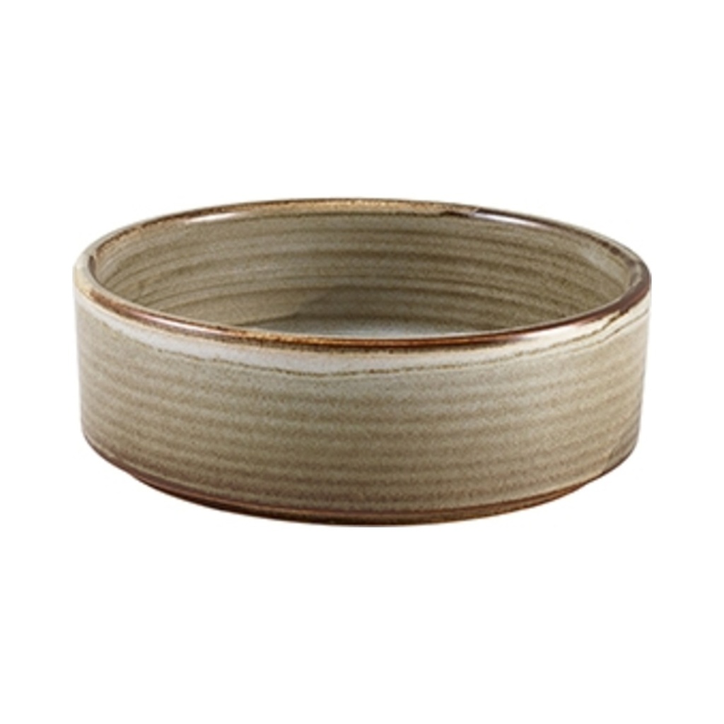 Terra porcelán tálka rusztikus szürke 13x4,2cm 335ml