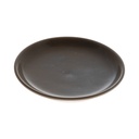Terra porcelán tányér rusztikus matt szürke 19cm 6db/krt