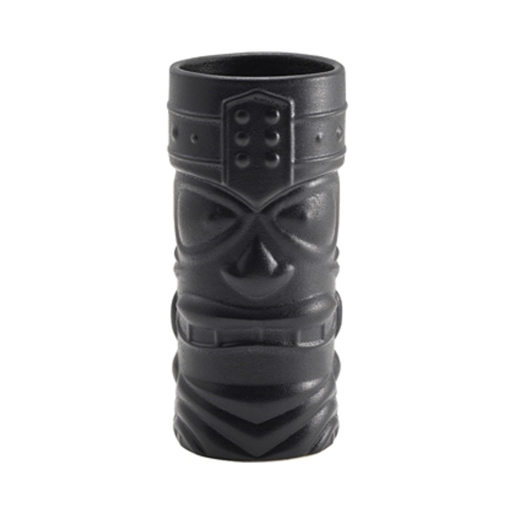[TKM400CT] Tiki fekete kőporcelán koktélos pohár 400ml/14oz. 4db/krt