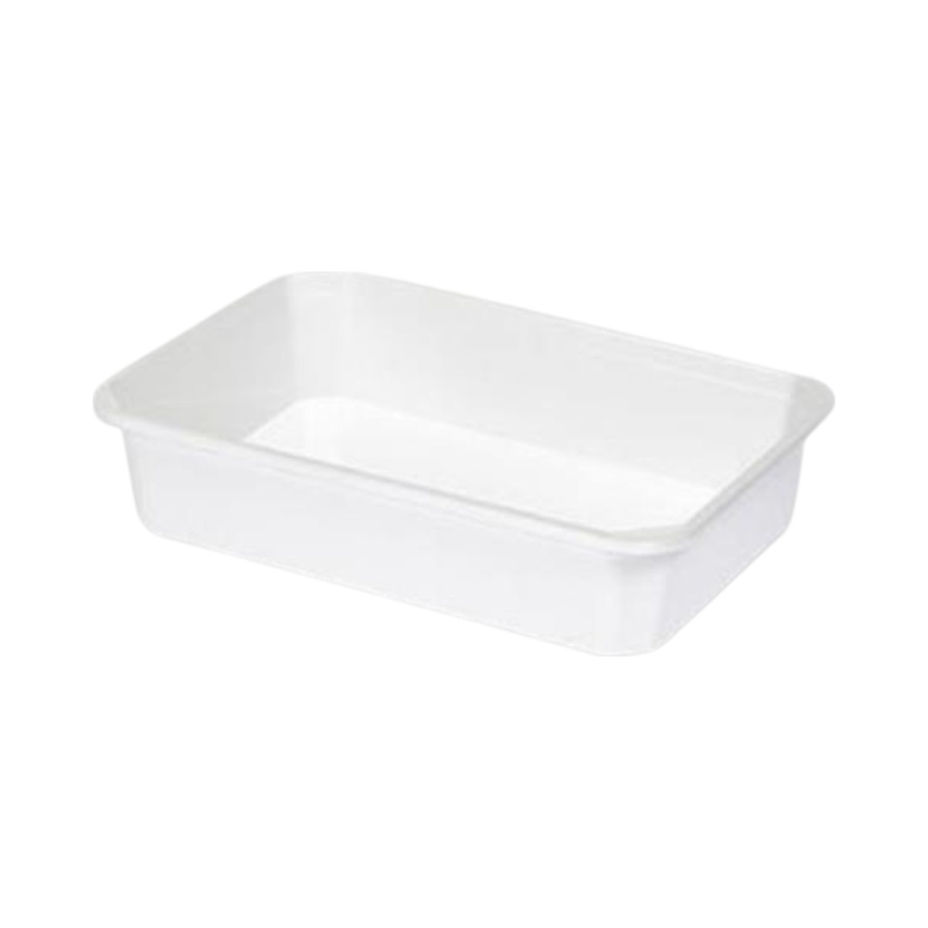 Szögletes műanyag tál 5,1L 35,5x25,5cm E-332, 342 48db/krt.