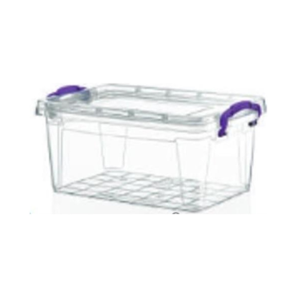 [ER77] Tároló doboz+tető műanyag 5,1l 30x20x12cm (E-503) 48db/krt