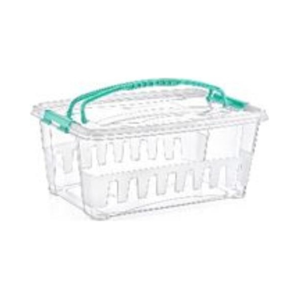 [ER164] Tároló doboz+tető műanyag 15l E-353 32x22x20cm (40x27,5x21cm) 24db/krt