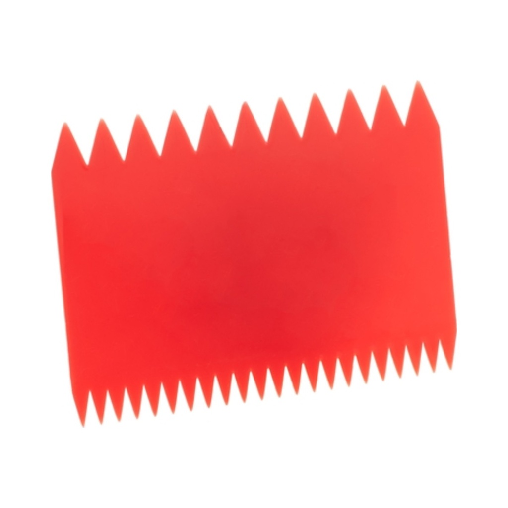[PAD-4762107] Habkártya műanyag két oldalt fésűs 110x80mm