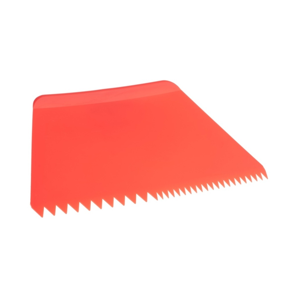[PAD-4762108] Habkártya műanyag trapéz fésűs 216x128mm