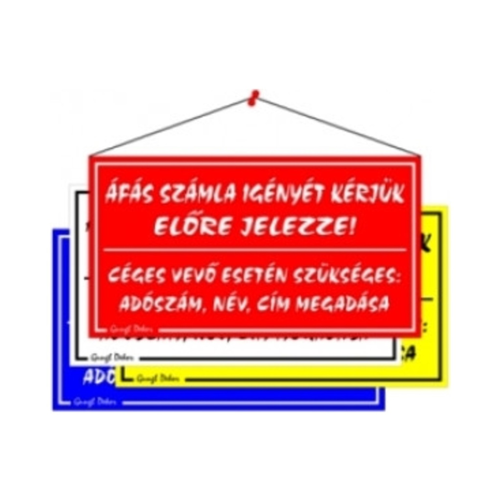 Dekortábla 22,5x10cm Áfás számla igényét kérjük előre jelezze! Céges adószám szükséges