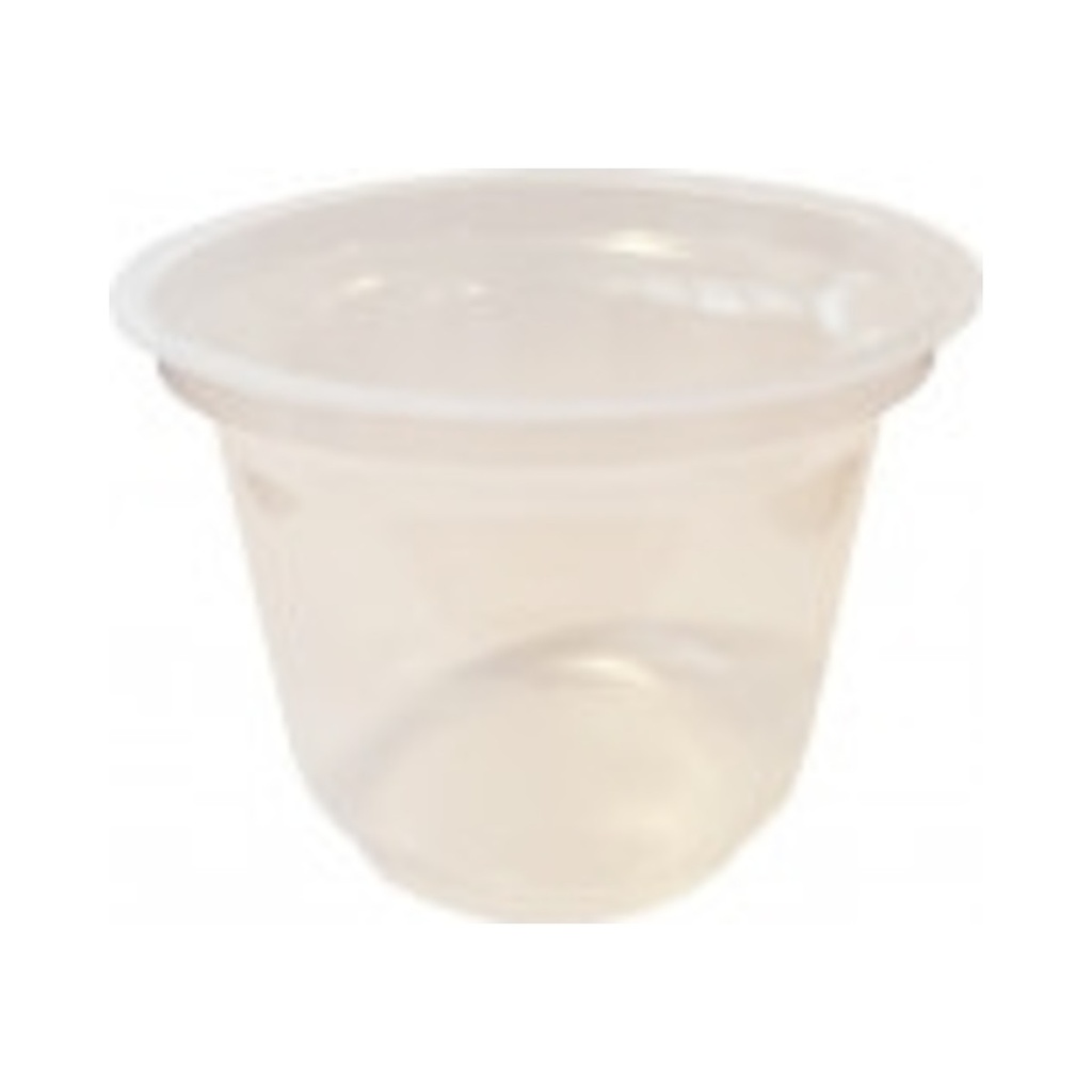 Műanyag natúr kehely (tégely) 200ml (D95) PP 50db/cs 800db/krt