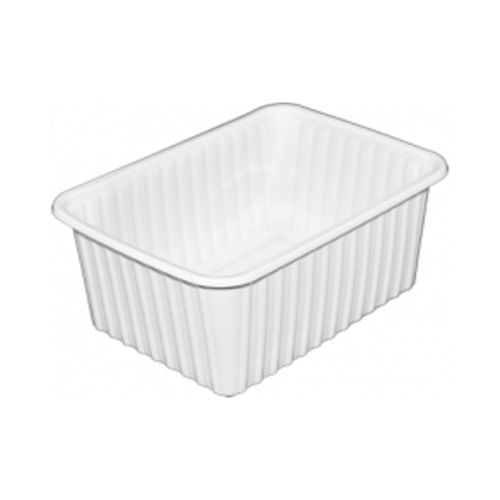 Műanyag szögletes alj 1200ml (mikrózható) TN 50db/cs 400db/krt