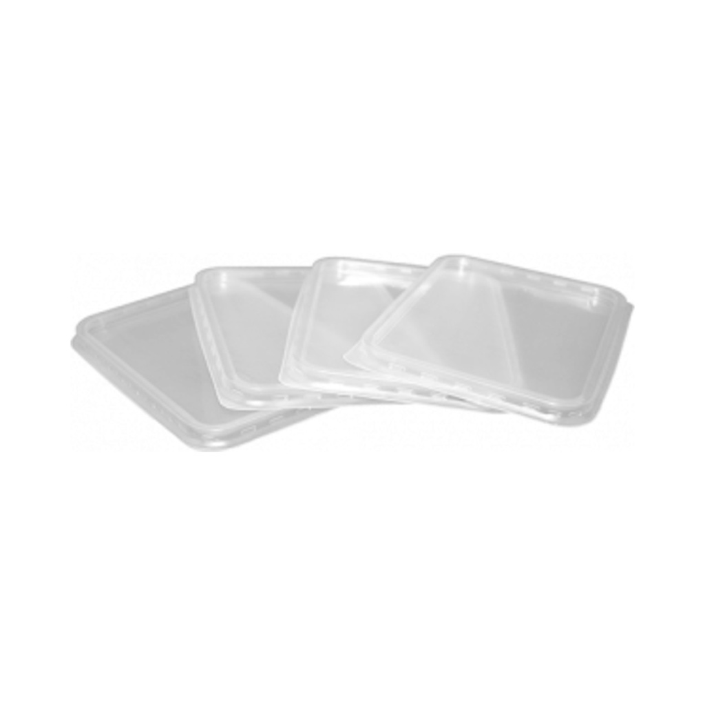 Műanyag szögletes tető 500-1200ml-ig Erősített (TN) 50db/cs 400db/krt