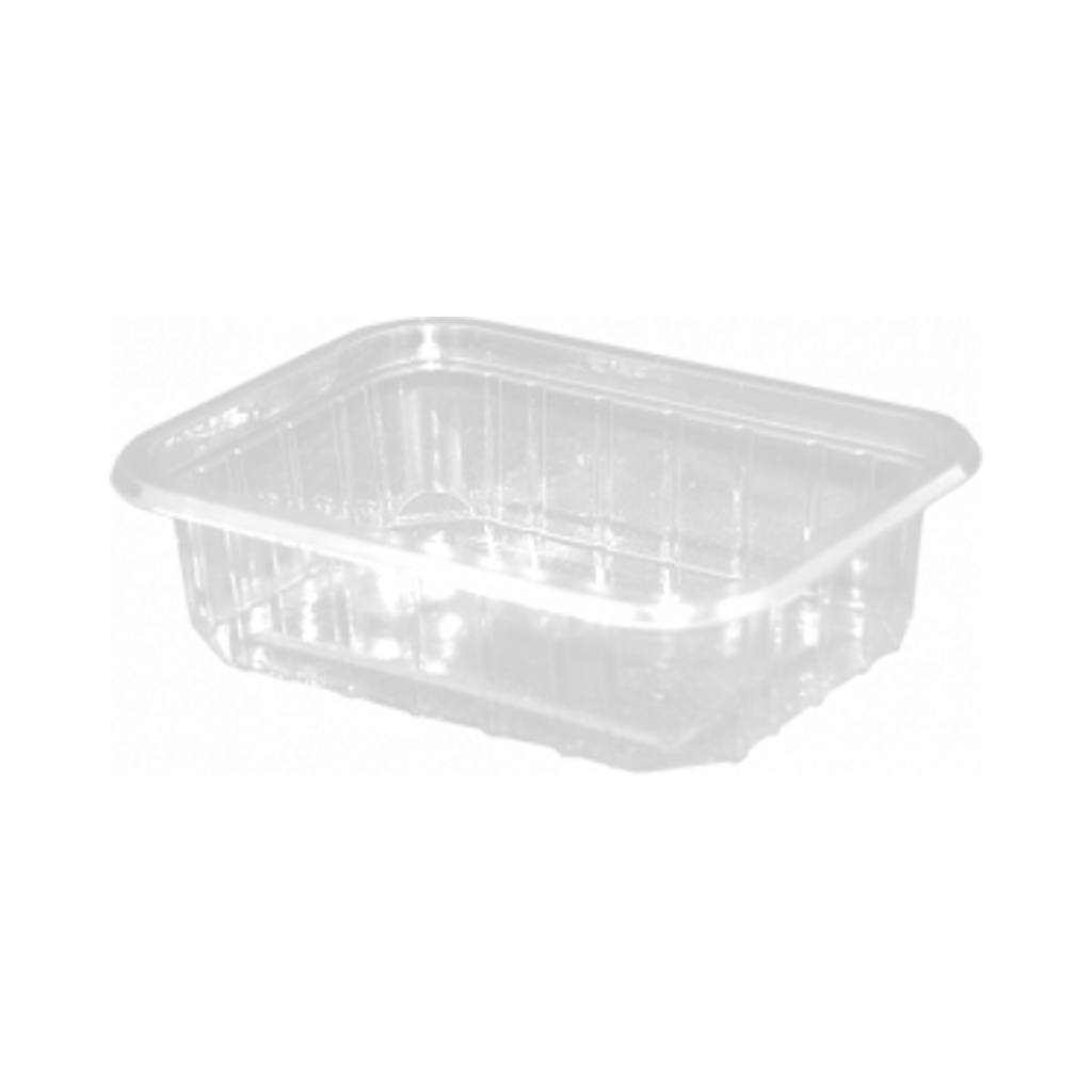 Műanyag szögletes natúr alj 270ml PP 50db/cs 800db/krt