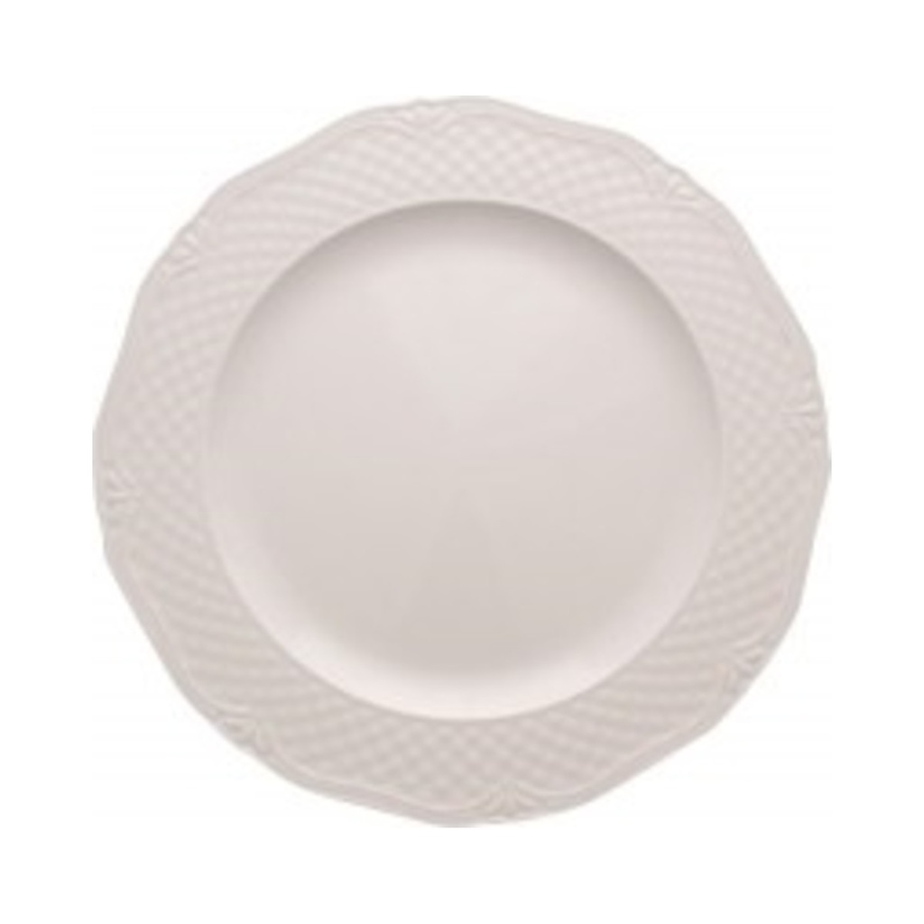 Afrodyta lapostányér 21cm fehér