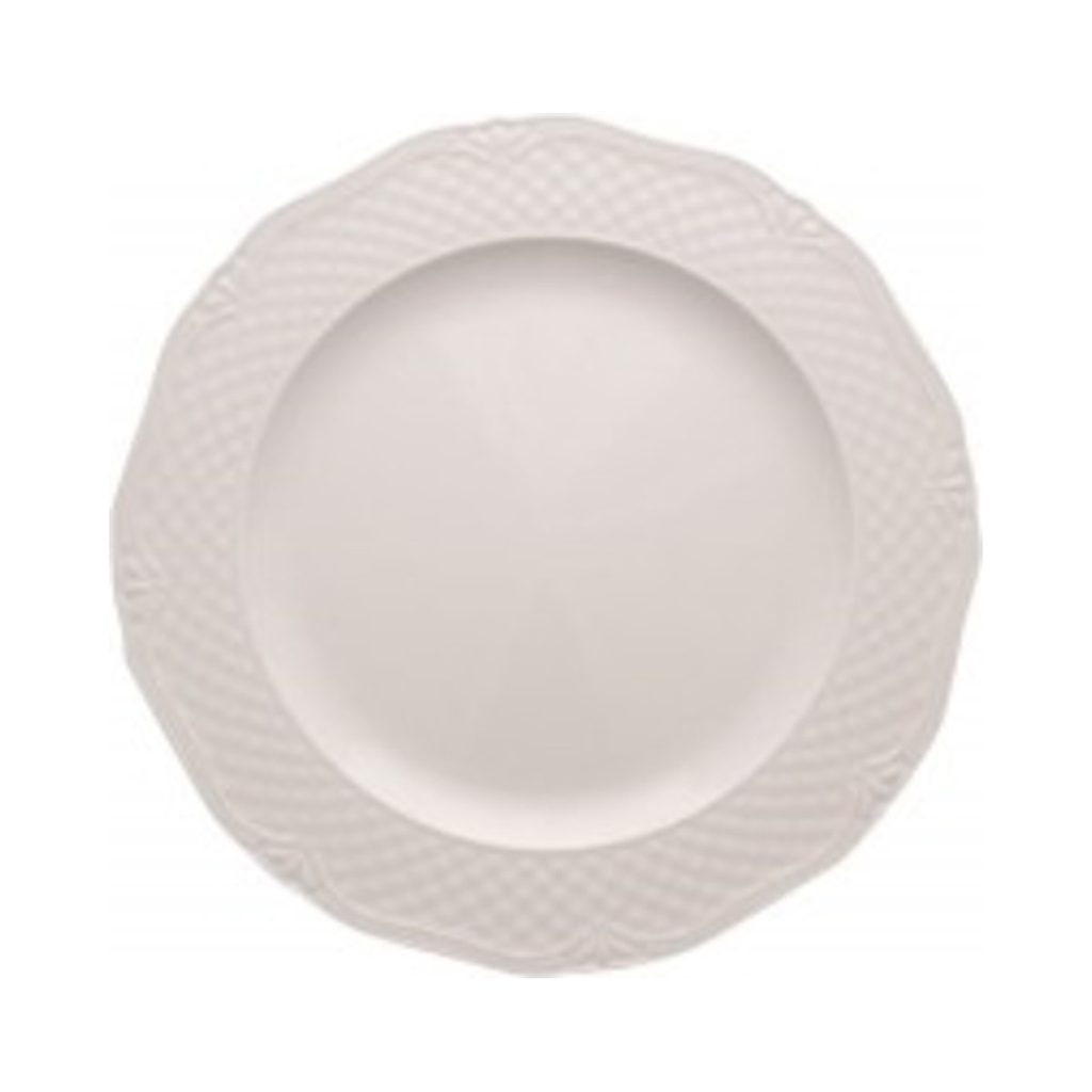 Afrodyta lapostányér 24cm fehér