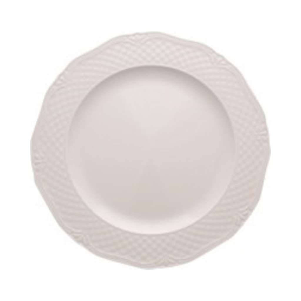 Afrodyta lapostányér 26cm Fehér