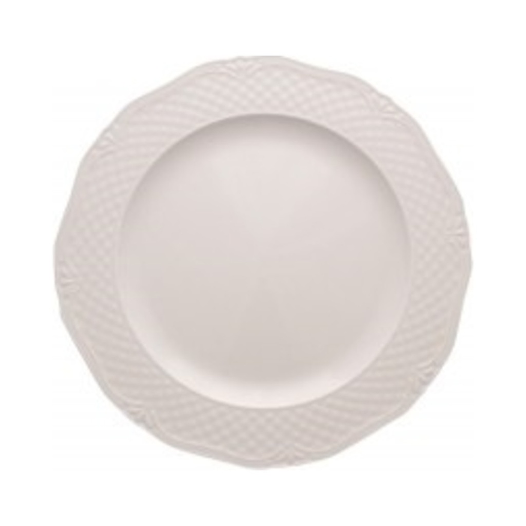 Afrodyta lapostányér 27cm fehér