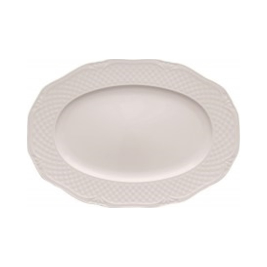[20230710] Afrodyta ovális tál 28cm Fehér
