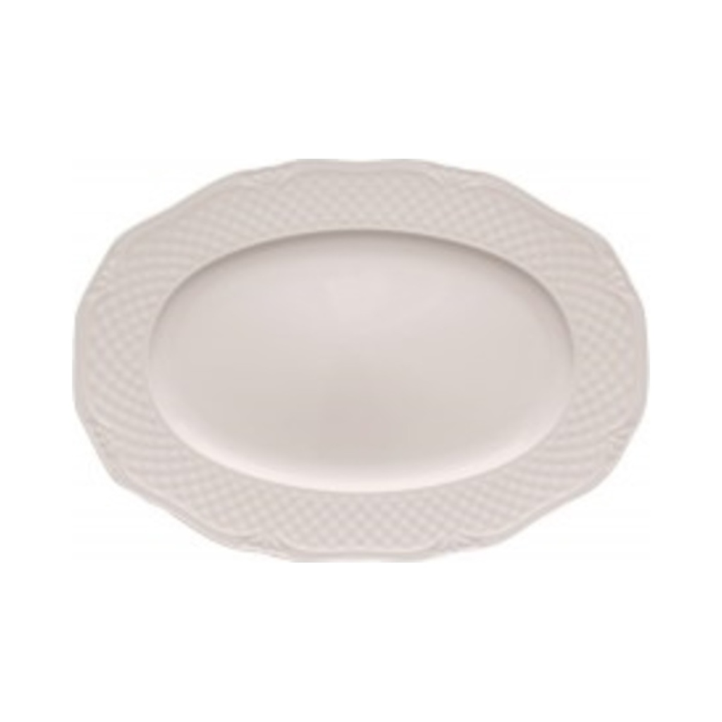 [20230712] Afrodyta ovális tál 38cm fehér