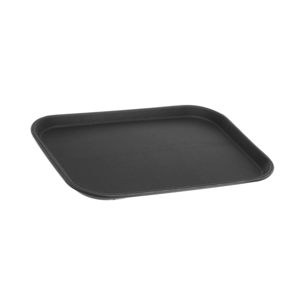 [40310100] Csúszásmentes szögletes tálca barna 35X27cm 12db/krt.