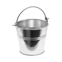 Galvanizált tálaló vödör füles 10cm 12db/krt.