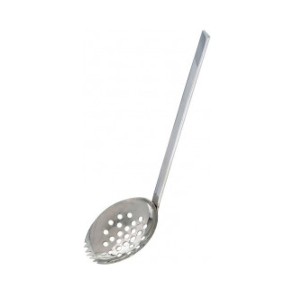 Rozsdamentes acél szűrő kanál 23 cm