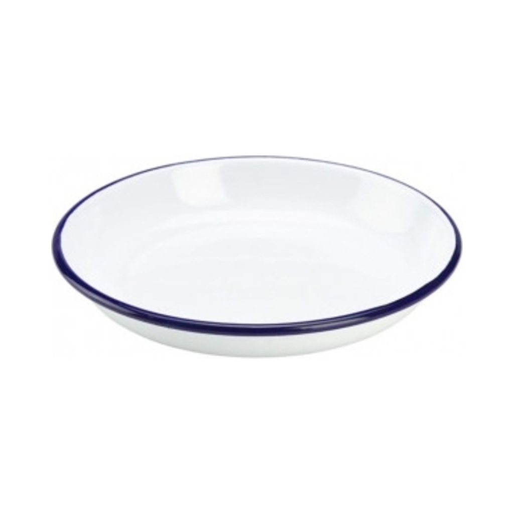[45618] Zománcozott kerek tányér 18cm peremmel 6db/krt