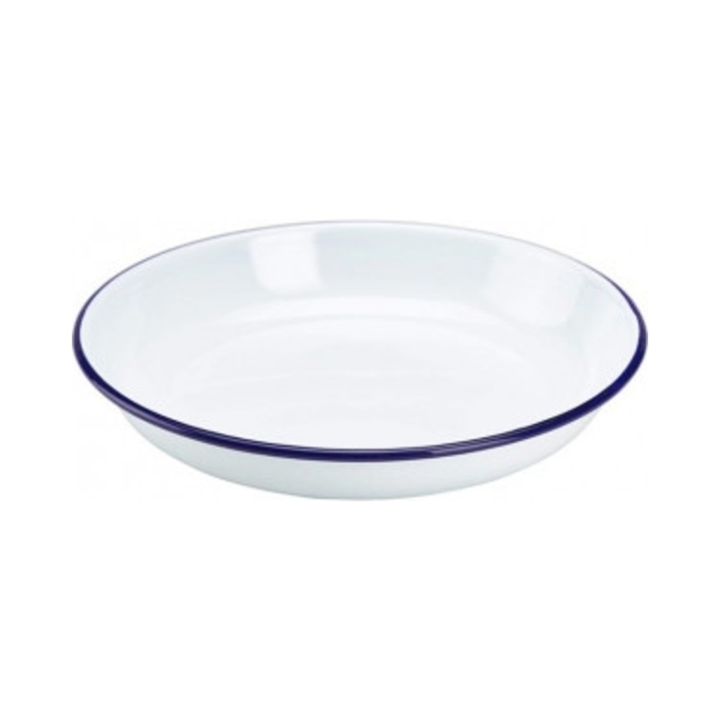 [45622] Zománcozott kerek tányér 22cm peremmel