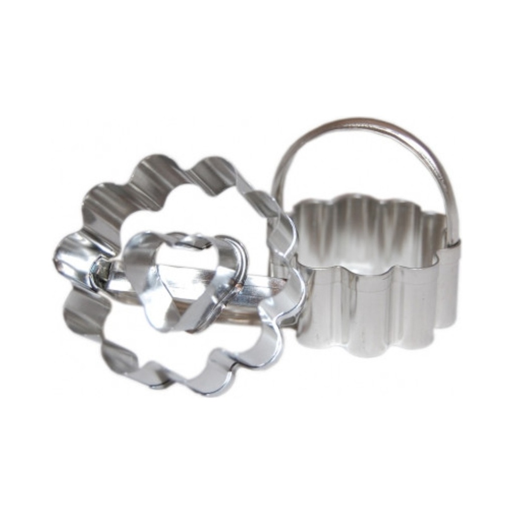 [345114] Linzerforma (szívközéppel) 2db-os 6cm 10db/cs