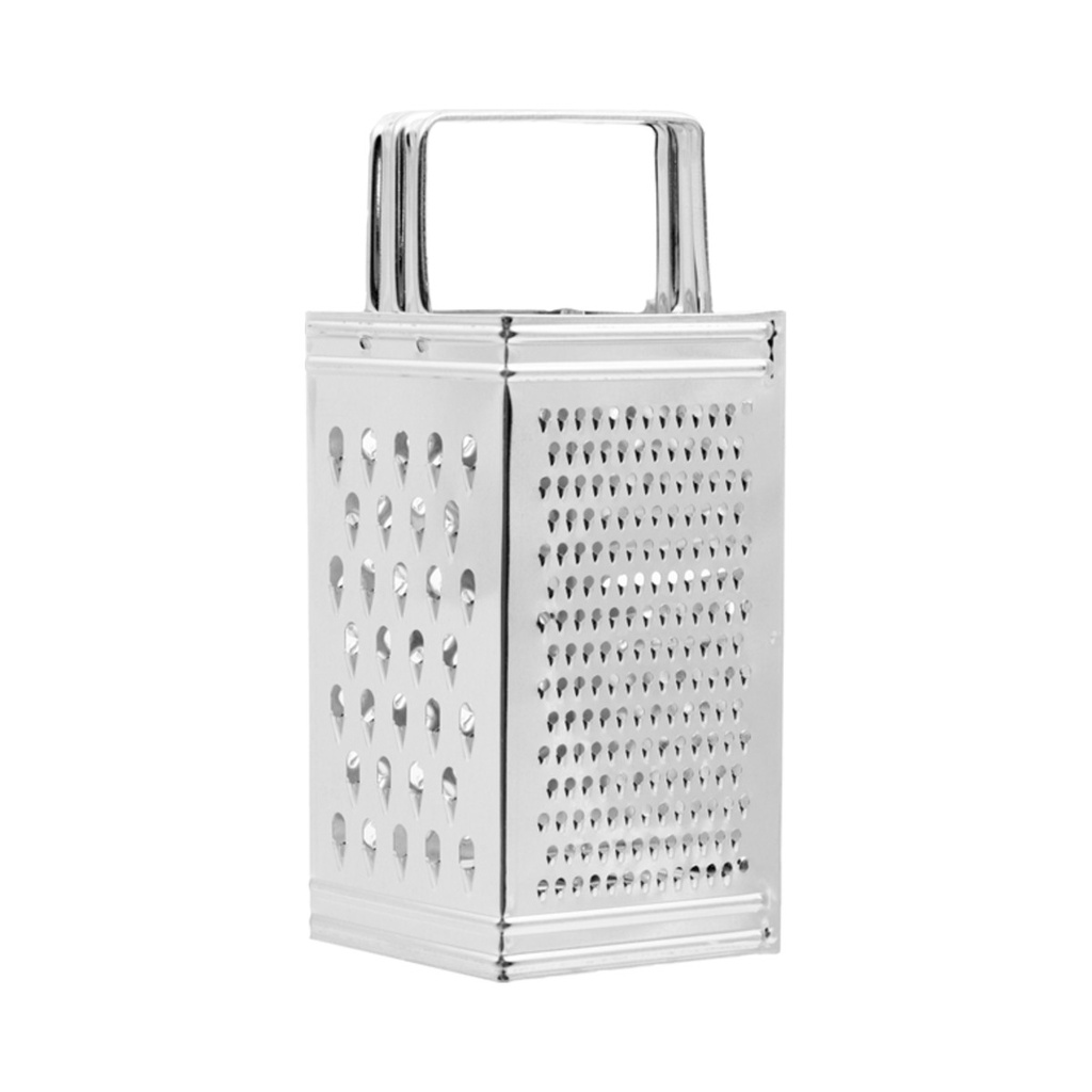 Négyszögletes háztartási reszelő 21cm (acélpengés) 15db/cs