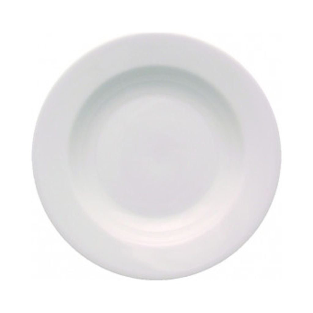 [20234110] Kaszub mélytányér 22,5cm Fehér