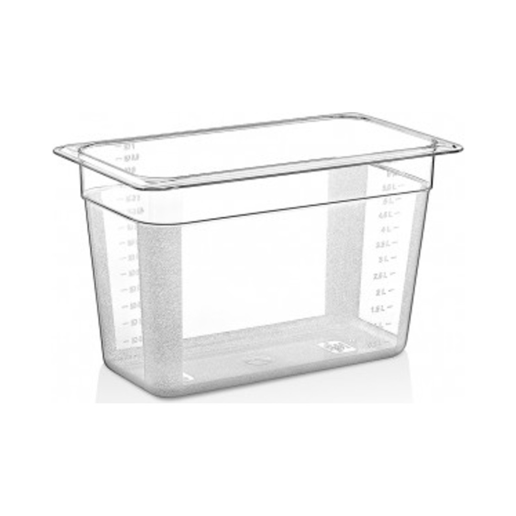 [80170452] Polikarbonát GN edény 1/3 176x325mm (200mm) 7,8L átlátszó (rendelhető)