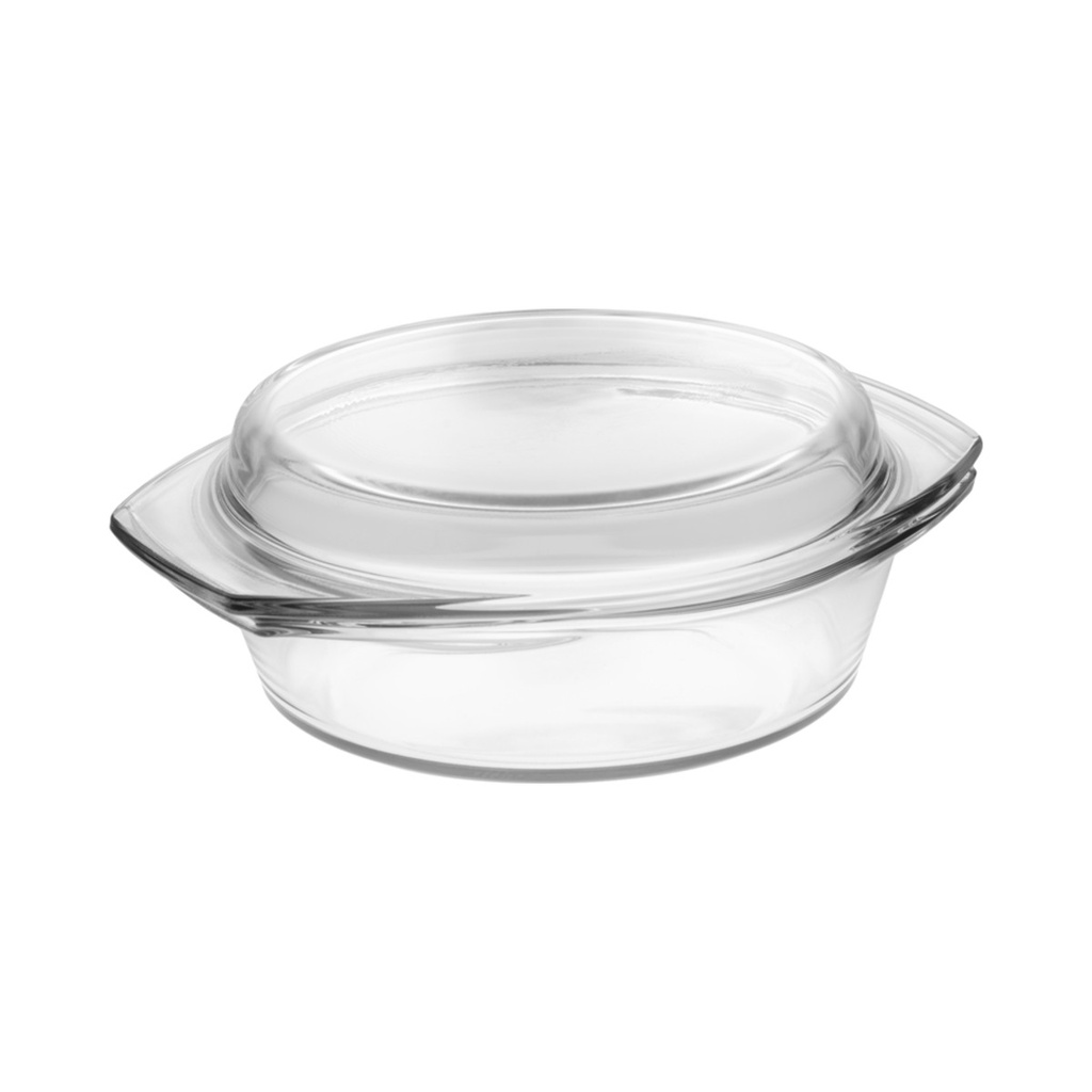 Simax kerek üvegtál fedővel 1l+0,4l (6256/6266)