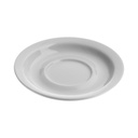 Fehér mokkás csésze alj (13cm) super white 6db/csom, 36db/krt
