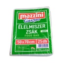 Élelmiszerzsák  50x70cm erős 25db/cs 20cs/karton
