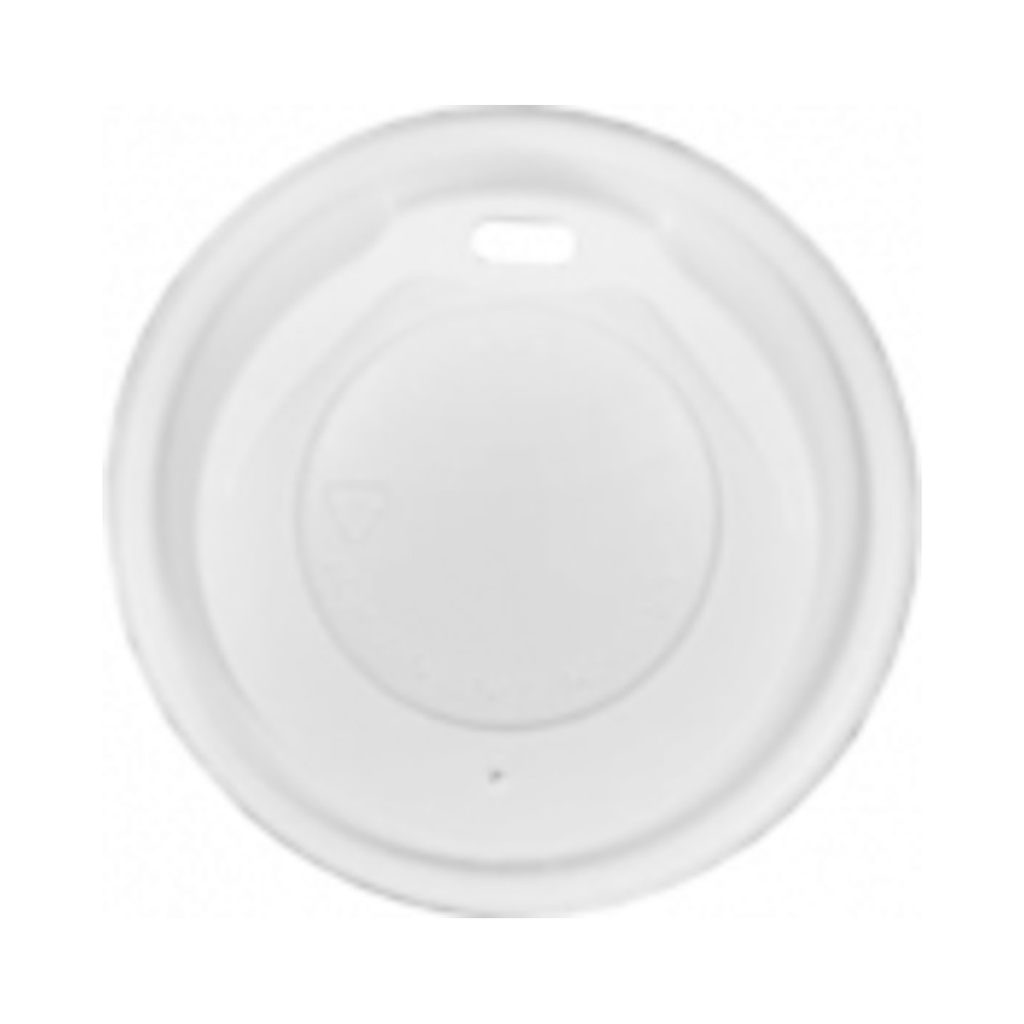 Műa. PS fehér ivólyukas tető (O80mm) 200-280ml-es papír pohárra 100db/cs 1000db/krt (P)