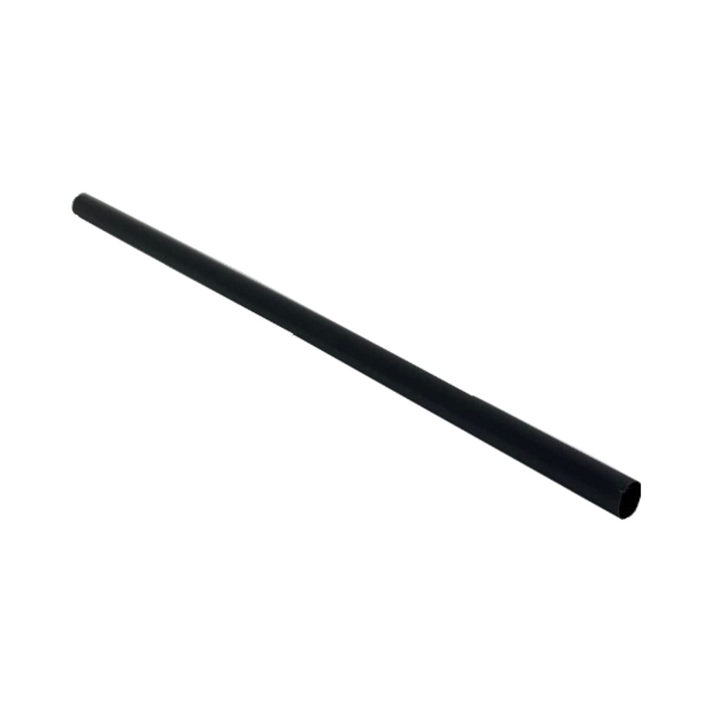 [2054] PLA fekete szívószál 8x240mm 500db/cs 15cs/krt