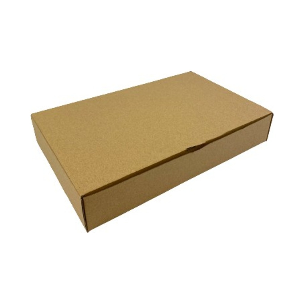 [541202 / SZD290] Szendvics doboz barna papír 290x186x50mm 100db/cs