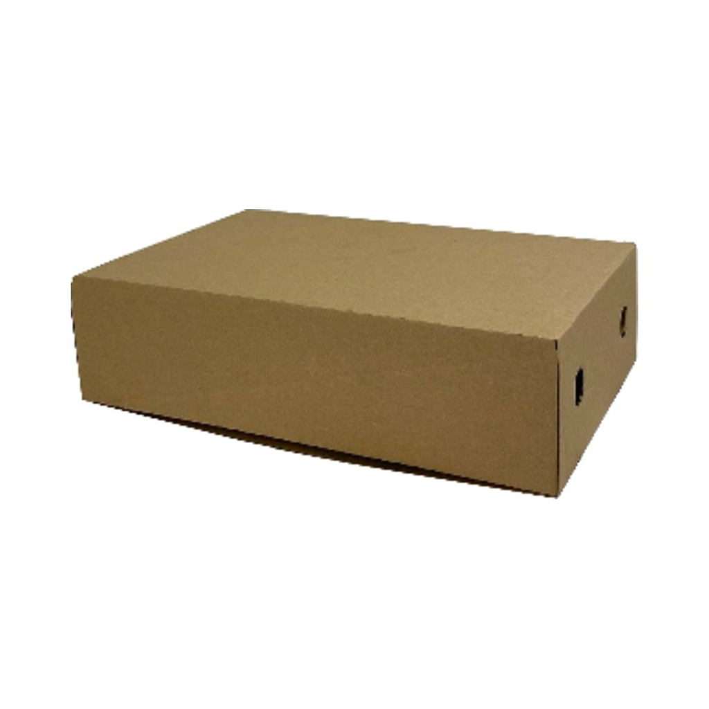 Szendvicses doboz barna (Calzone) 305x185x75mm 100db/cs