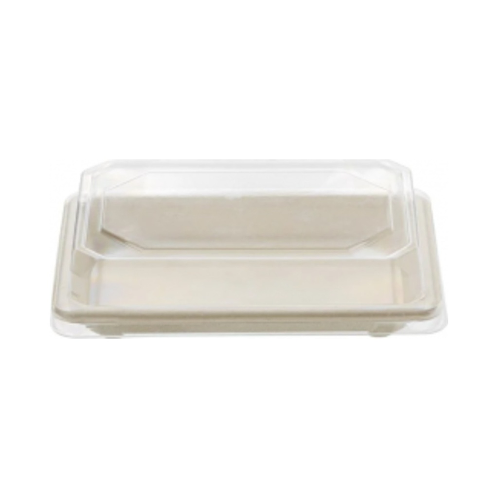 Cukornád Sushi doboz PET fedéllel (165x115x21 mm) (GR) 50db/cs 400db/krt