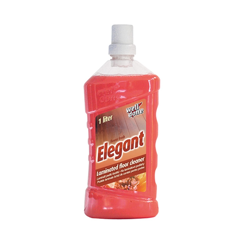 [12633] Well Done Elegant Laminált padló és PVC tisztító 1L 12db/krt