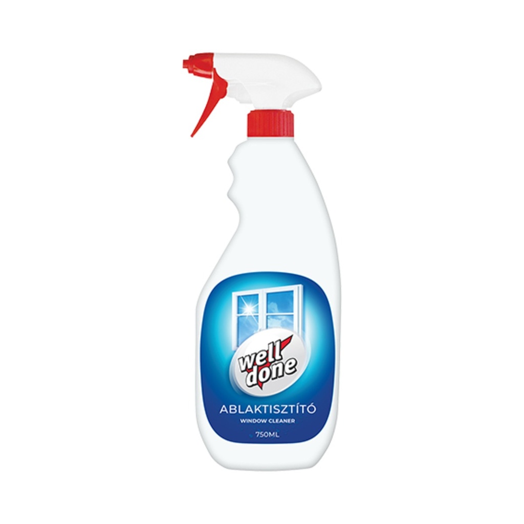 Well Done Fresh ablaktisztító kék 750ml 18db/krt (üvegtisztító)