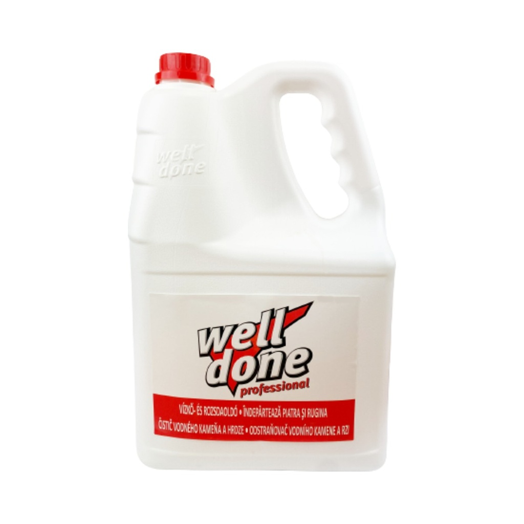 Well Done Vízkő- és rozsdaoldó ipari 5l 5db/krt